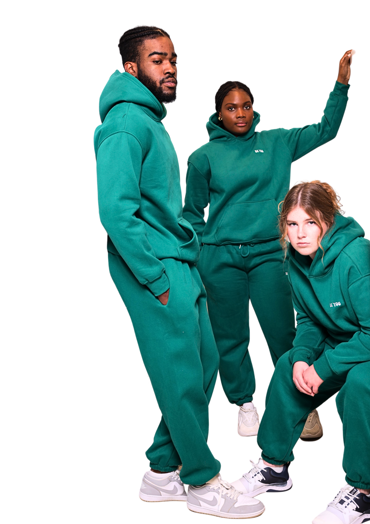 Unisex Green Heavy Hoodie