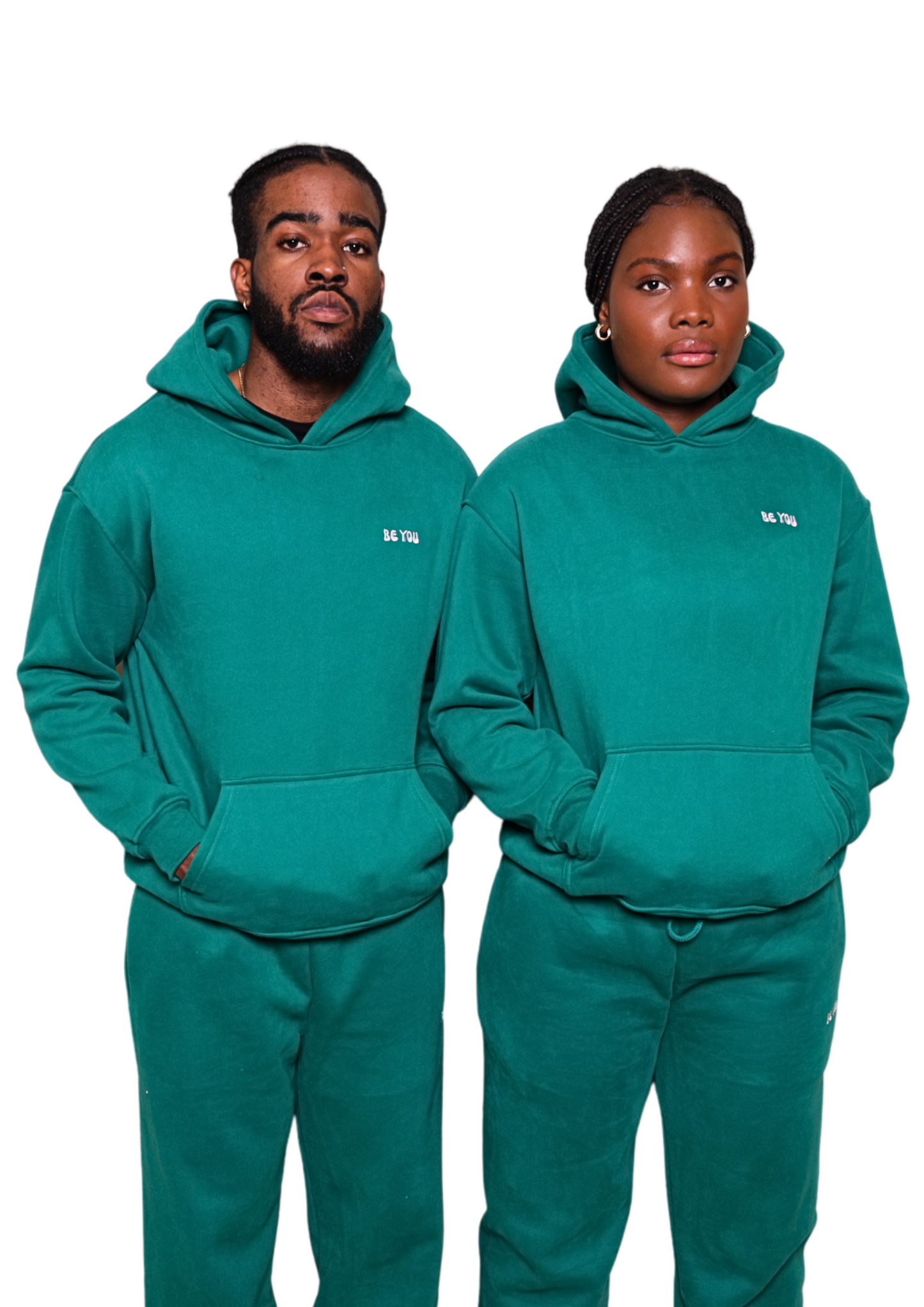 Unisex Green Heavy Hoodie