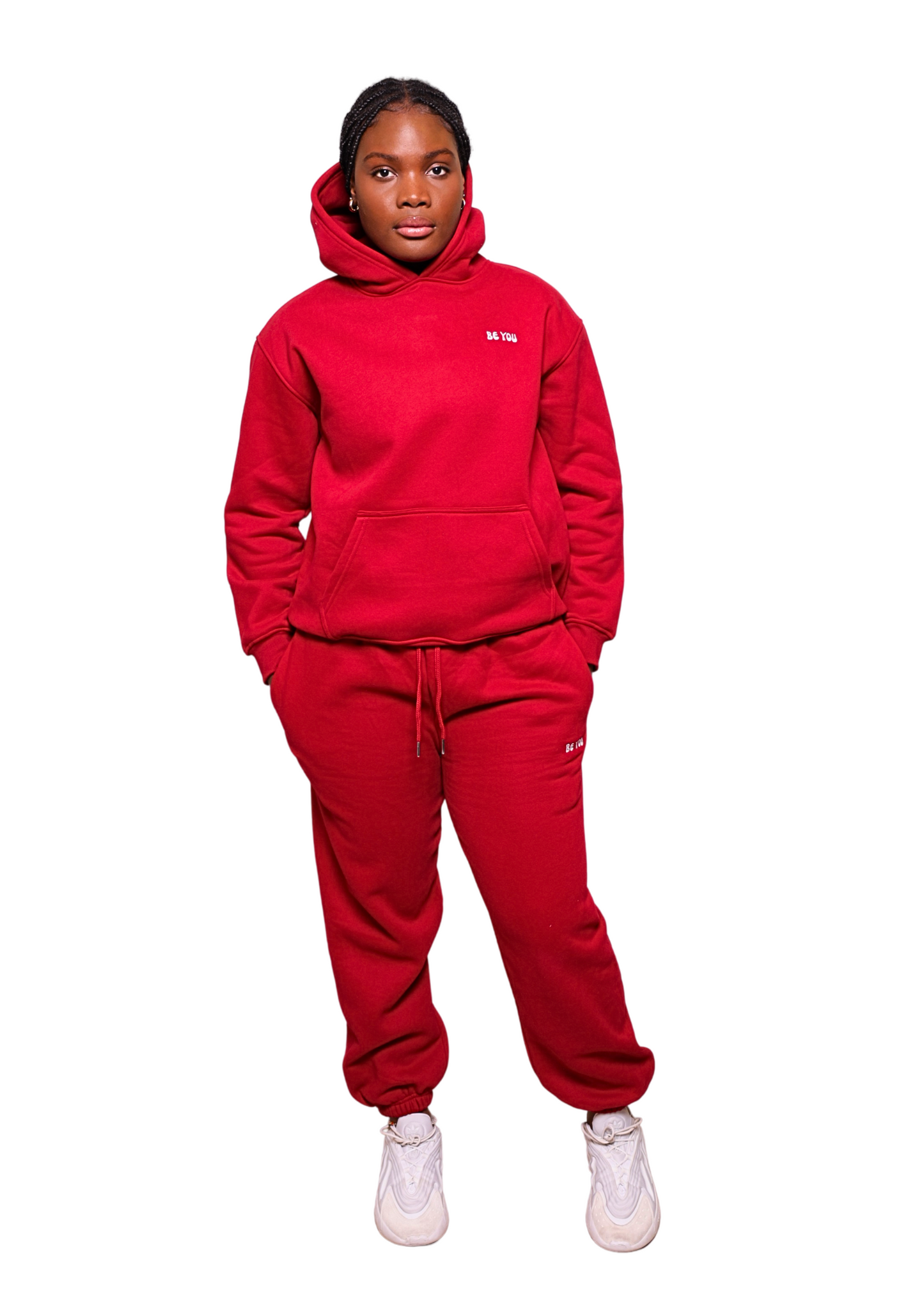 Unisex Heavy Red Jogger