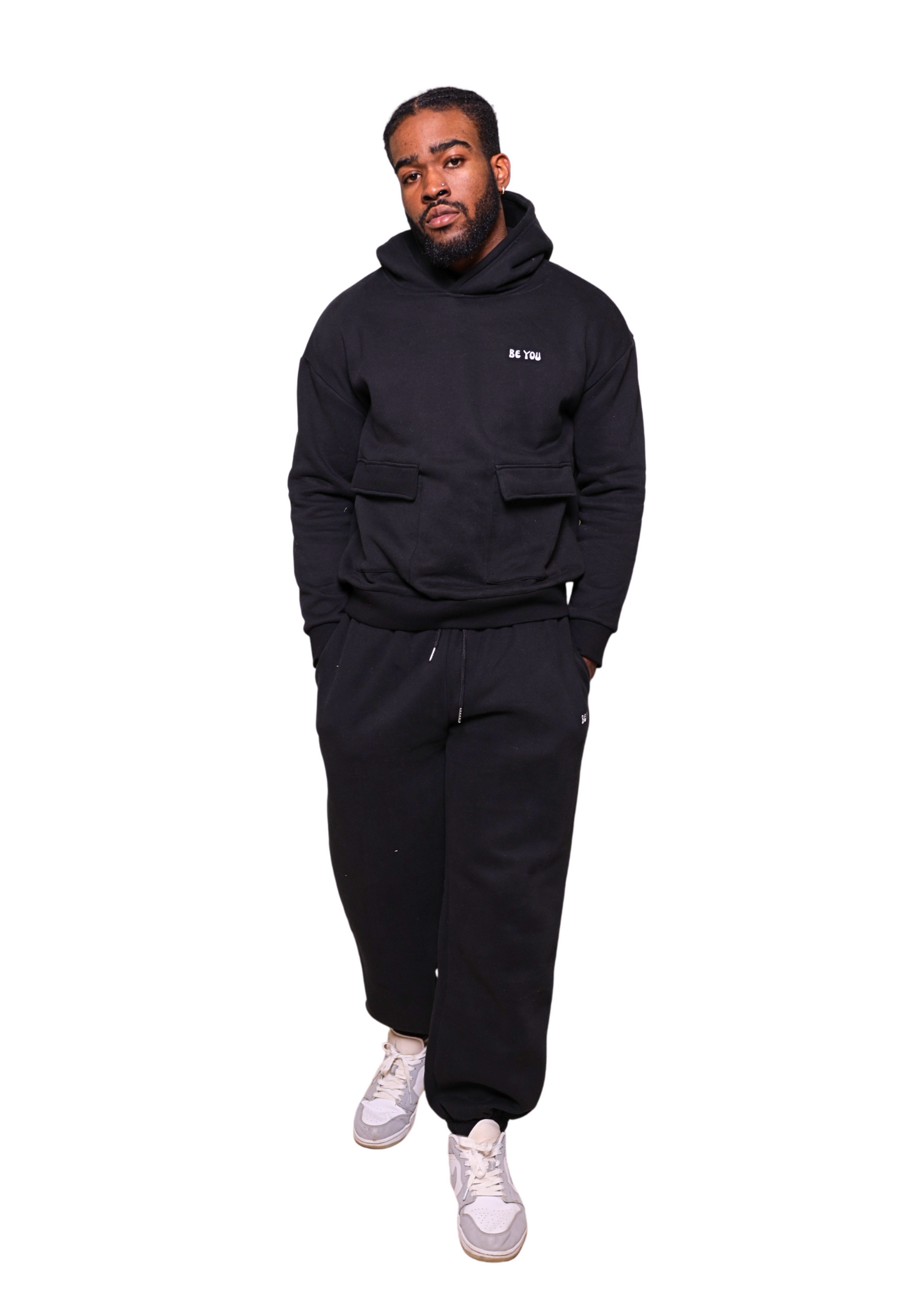 Unisex Heavy Black Jogger
