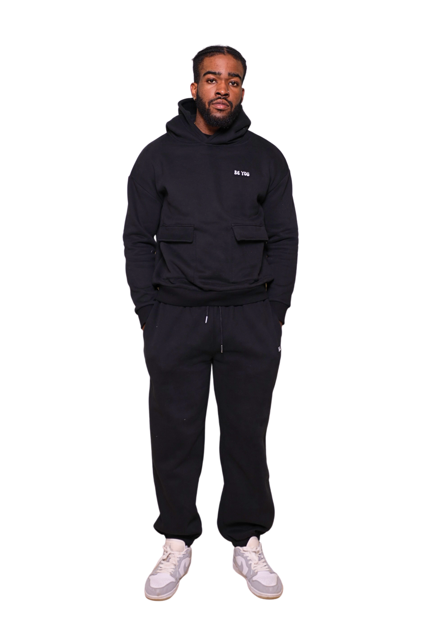 Unisex Heavy Black Jogger
