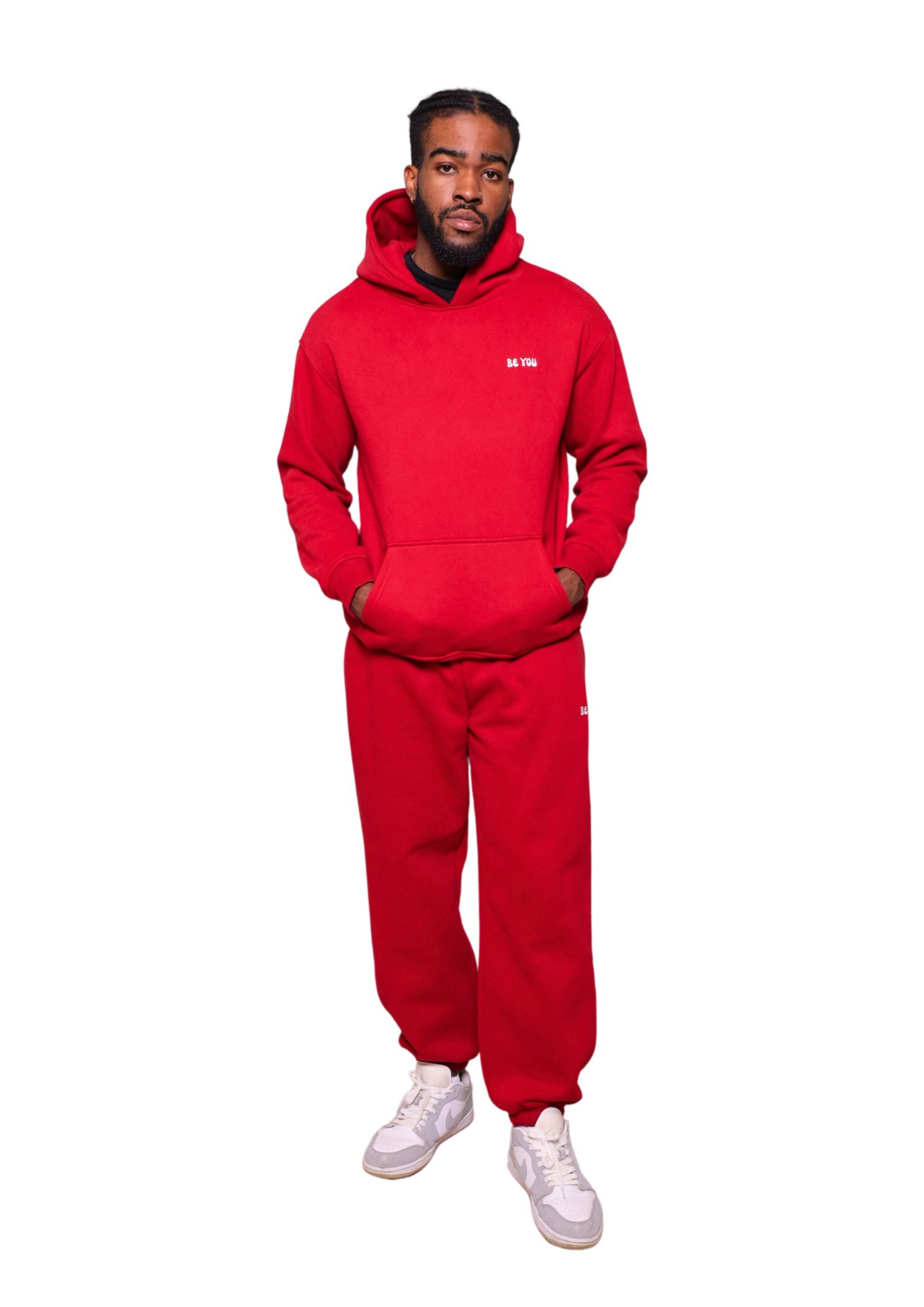 Unisex Heavy Red Jogger