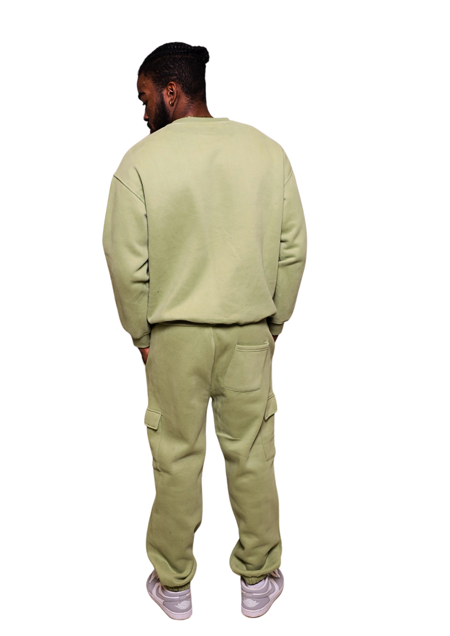 Unisex Light Green Heavy Sweatshirt