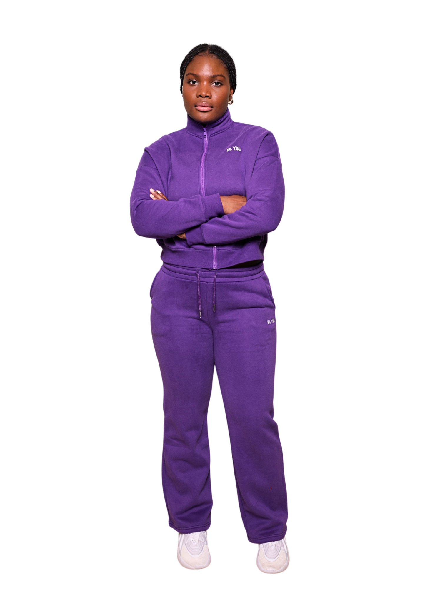Purple Straight Heavy Jogger