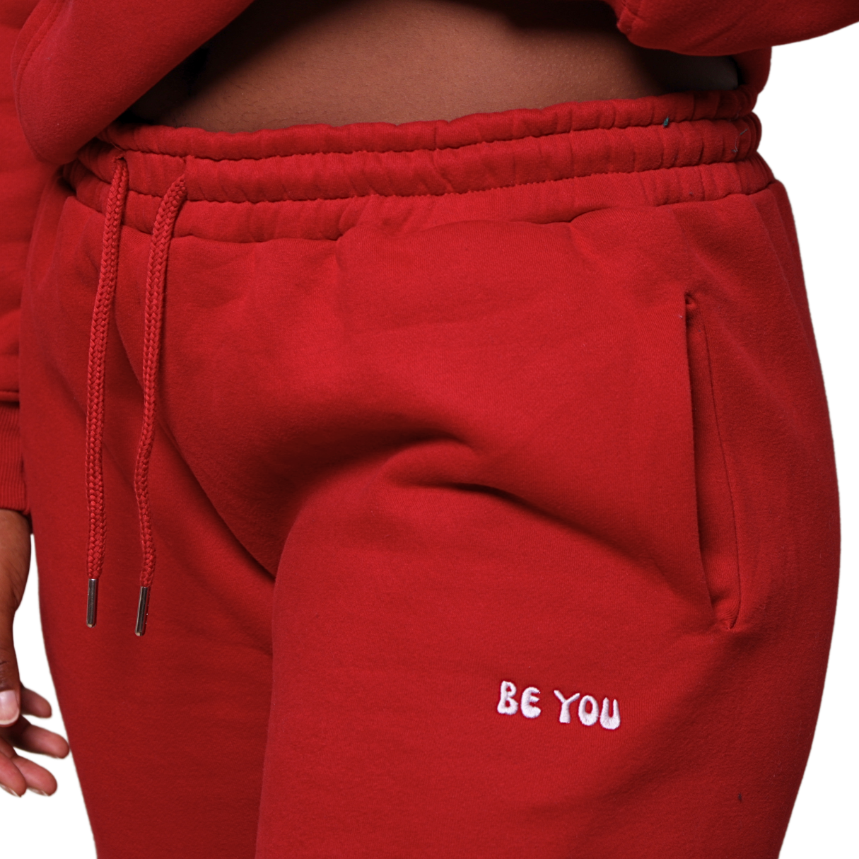 Unisex Heavy Red Jogger