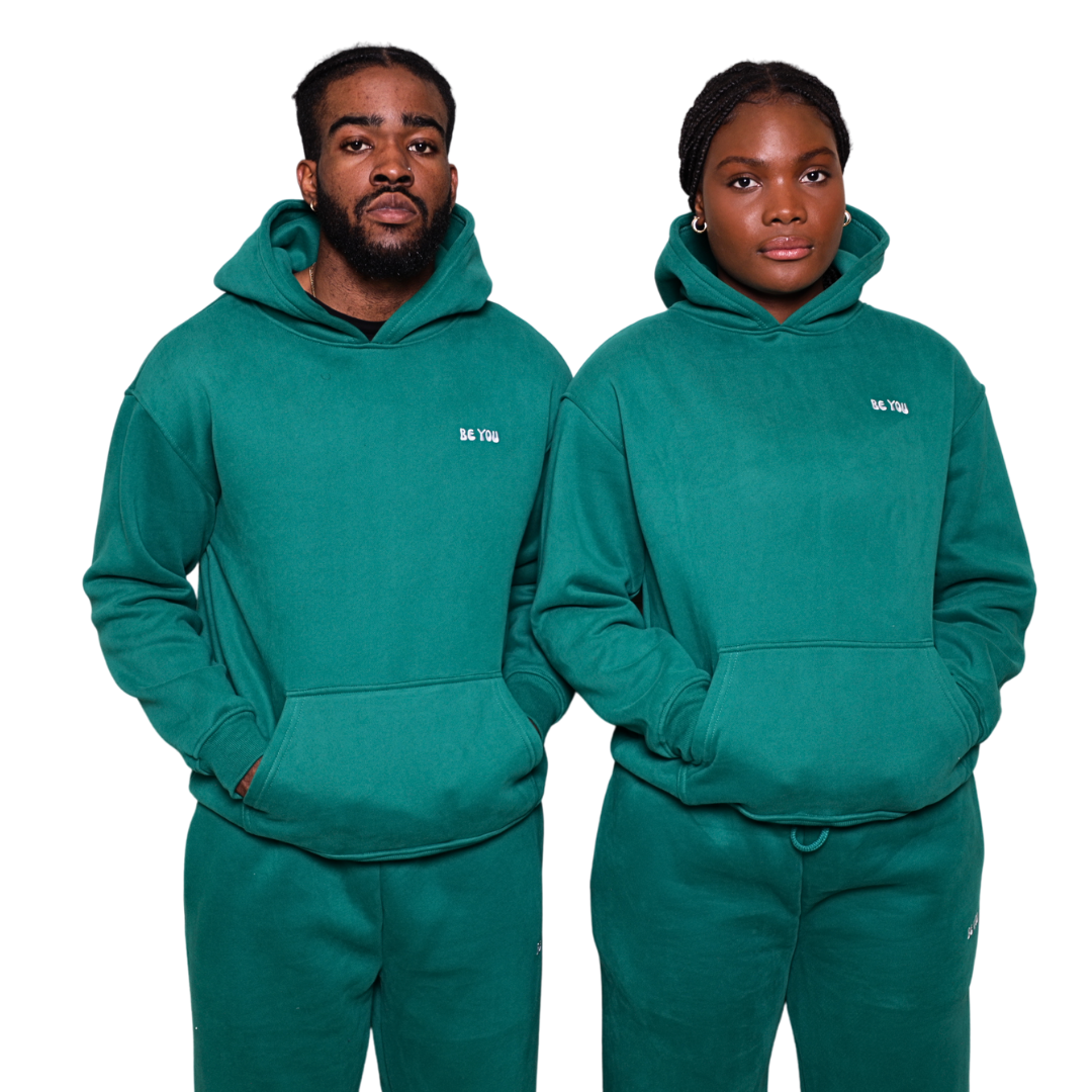 Unisex Green Heavy Hoodie
