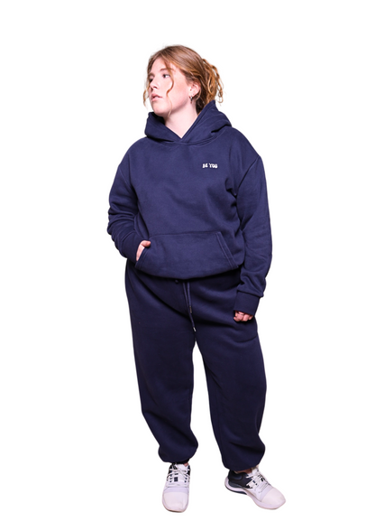Unisex Heavy Dark Blue Jogger